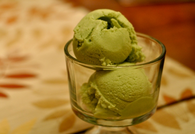 People use avocados for all sorts of things, even ice cream. Photo by Kimberly Vardeman. Avocado Ice. CC. https://flic.kr/p/9VsoZE